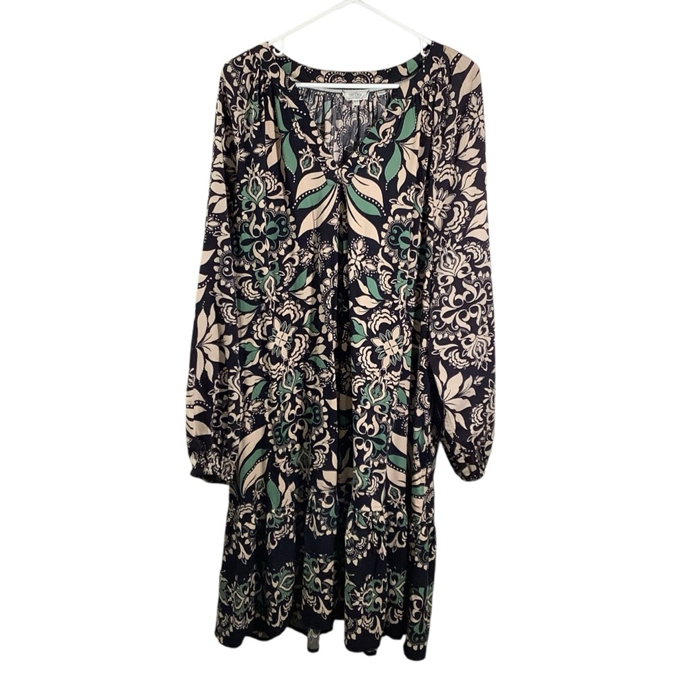 Fat Face Floral Long Sleeve Dress